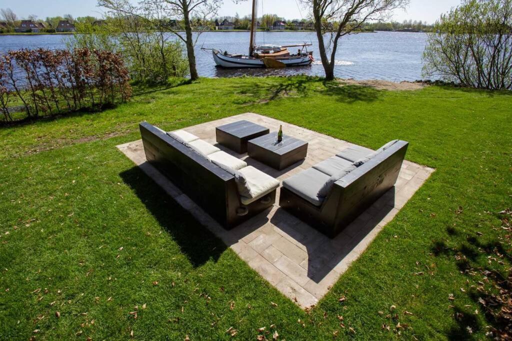ruime Villa- aan het water-strand-NationaalPark- Earnewâld Buitenkant foto
