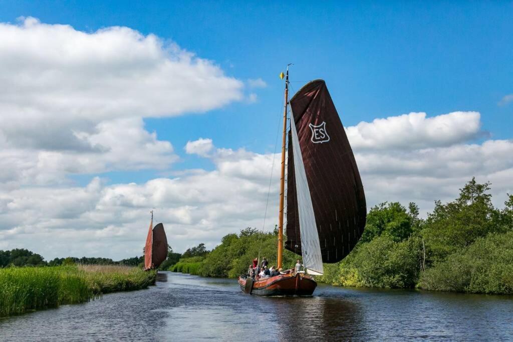 ruime Villa- aan het water-strand-NationaalPark- Earnewâld Buitenkant foto